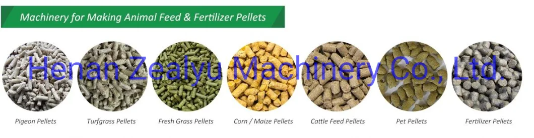 Animal Fish Pig Grass Chopper Feed Processing Machines Wood Pellet Mill for Hot Selling