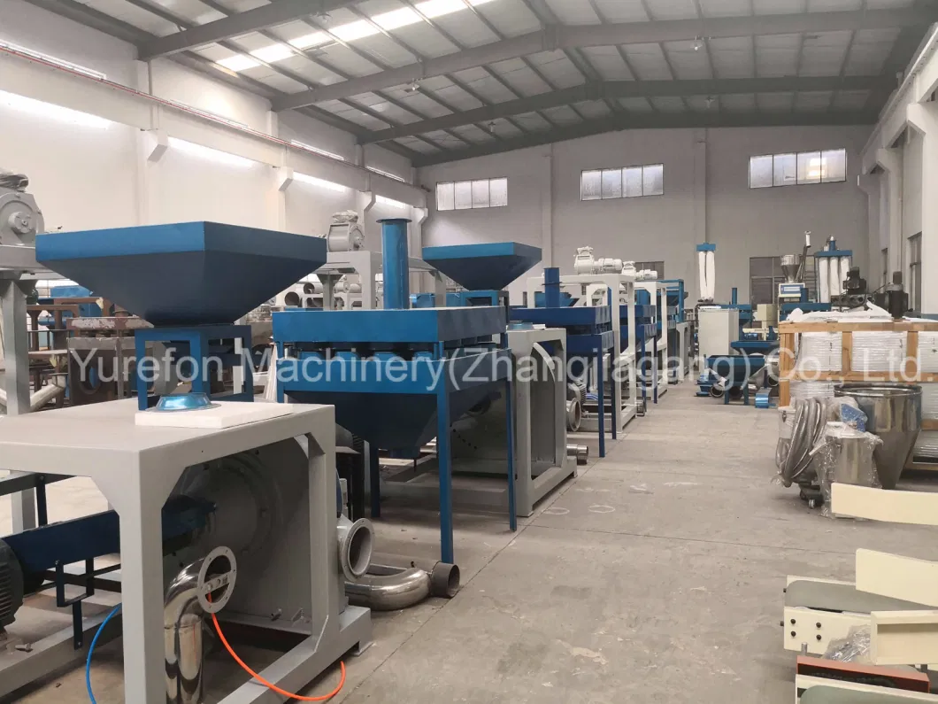 Plastic Pellet Granule Powder Milling Unit Pulverizing Grind Machine for Recycling Waste PE PVC