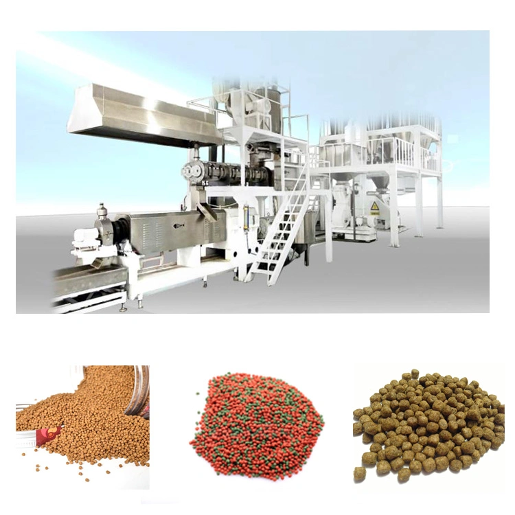 1ton Per Hour Wet Process Auto Floating Fish Feed Pellet Machine Extruder Fish Feed Pelletizer