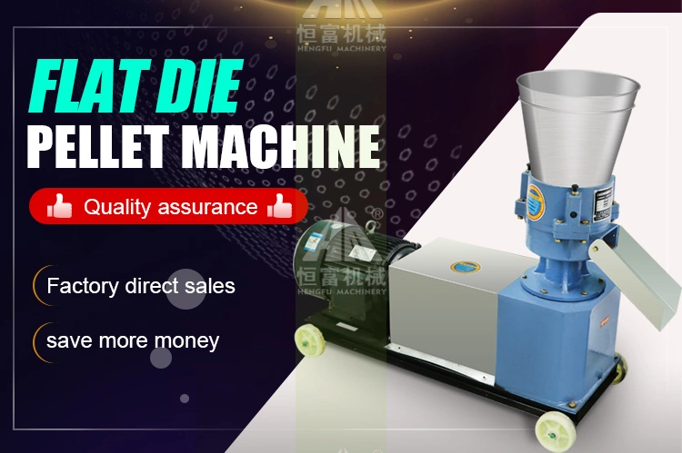 Animal Feed Flat Die Pellet Mill Machine