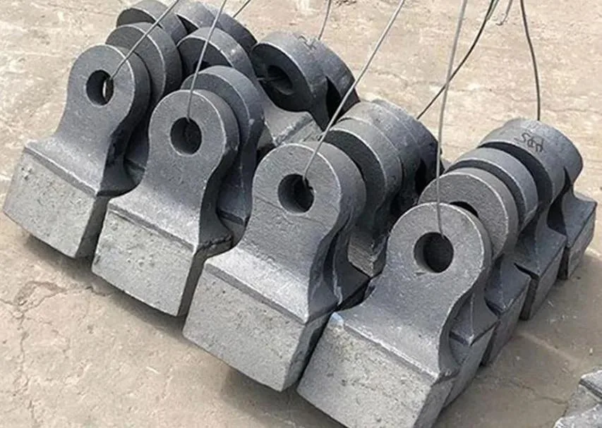 Factory OEM Crusher Hammer High Manganese Steel Hammer Head Stone Crusher Spare Parts Hammer Mill Crusher Parts