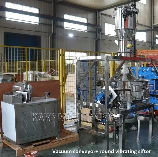 SS304 Buckwheat Flour Vacuum Feeder Pneumatic Vacuum Suction Conveyor for Powder
