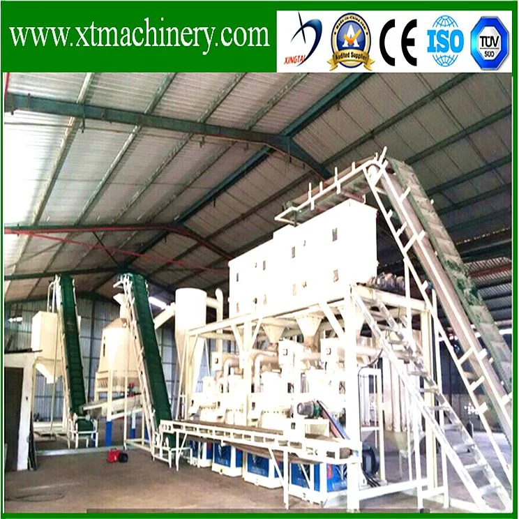 Auto Feeding, Variable Frequency Control Wood Pellet Pressing Line