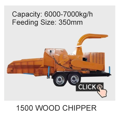 OEM Support Big Capacity Multi-Functional Tree Logs Branches Sawdust Mashine