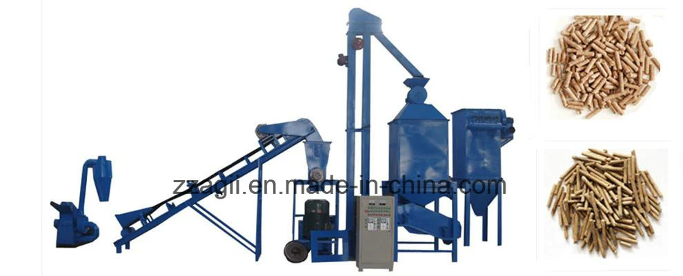 Low Cost Flat Die Pelletizing Machine Biomass Waste Rice Husk Pellet Machine