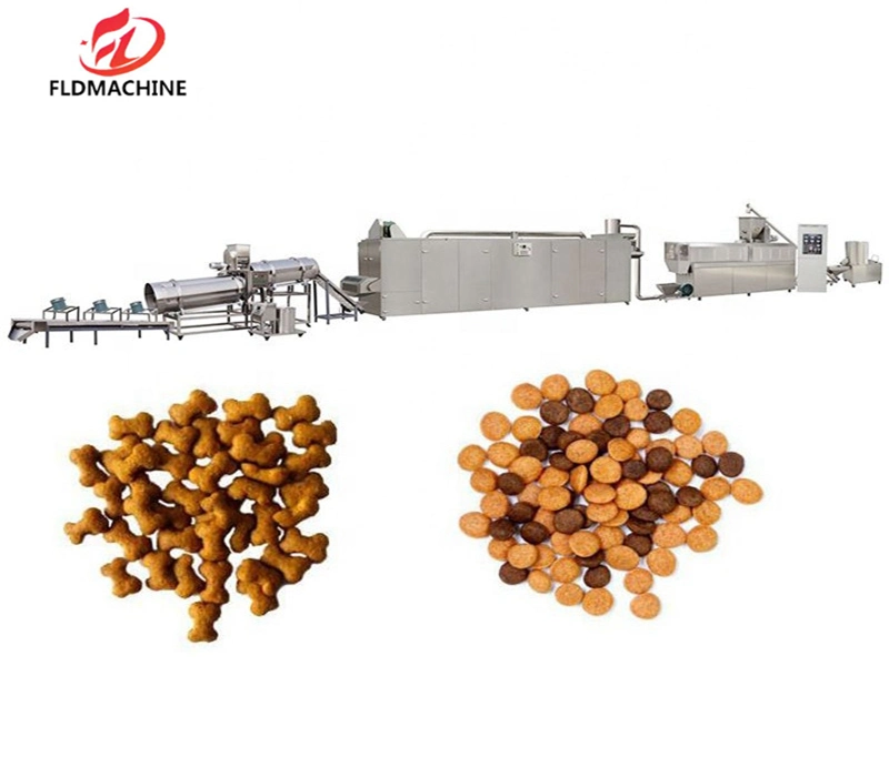 High Capacity Dry Cat Food Pet Animal Making Extruder Sinking Floating Fish Feed Pellet Processing Line Wet Pet Dog Food Machine