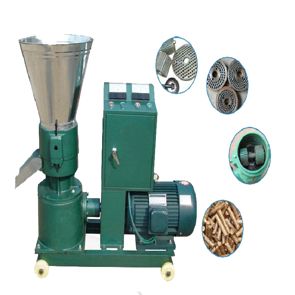 Chicken Feed Pellet Machine, Animal Feed Grinder with Feed Making Diesel Mill Machine for Sale