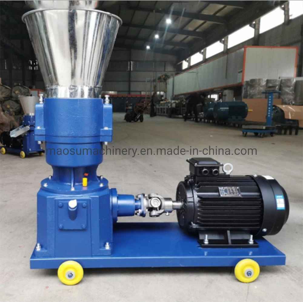 Low-Cost Flat Die Animal Food Pellet Mill Press Machine