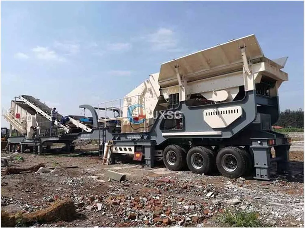 50-100tph Mobile Stone Crushing Machinery Production Rock Limestone Coal Granite Gold Nickel Ore Jaw Crusher Machine Price