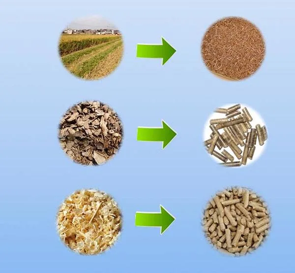 Wood Pellet Making Line Sawdust Pelleting Machine Line Biofuel Pellet Production Line