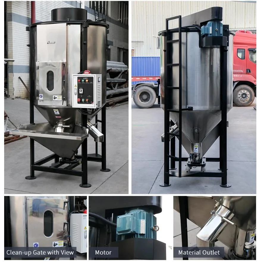 Plastic Raw Material Mixing Machine Automatic Plastic Pellets Feeding Mixer