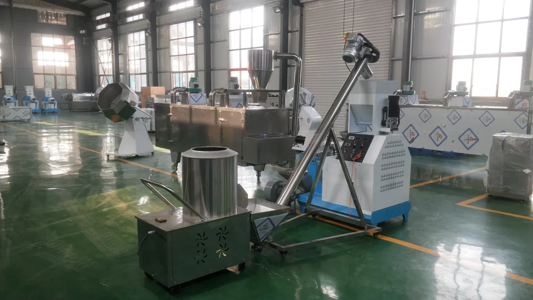 2023 New Design 2-3t/H 4-6t/H Fully Automatic Floating Fish Feed Pellet Machine Plant Production Line Dog Food Machine Twin Screw Extruder for Pet Food Making