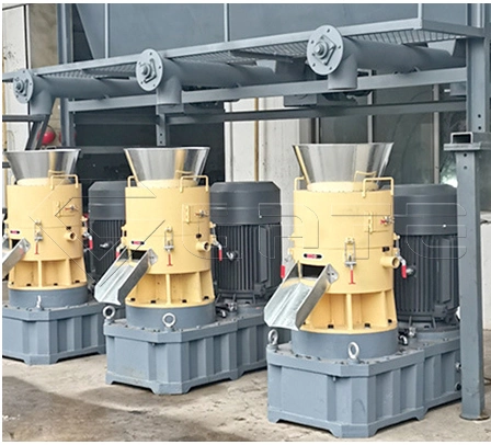 Gate 150-200kg/H Yulong Wood Pellet Machine Pellets Machine Line Wood Pellet Production