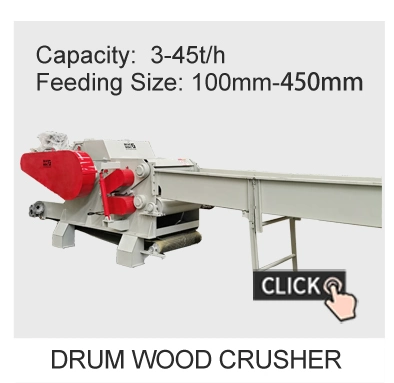 Big Capacity Multi-Functional Tree Logs Branches Sawdust Mashine