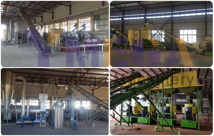 Automatic Flat Die Biomass Sawdust Wood Pellet Machine