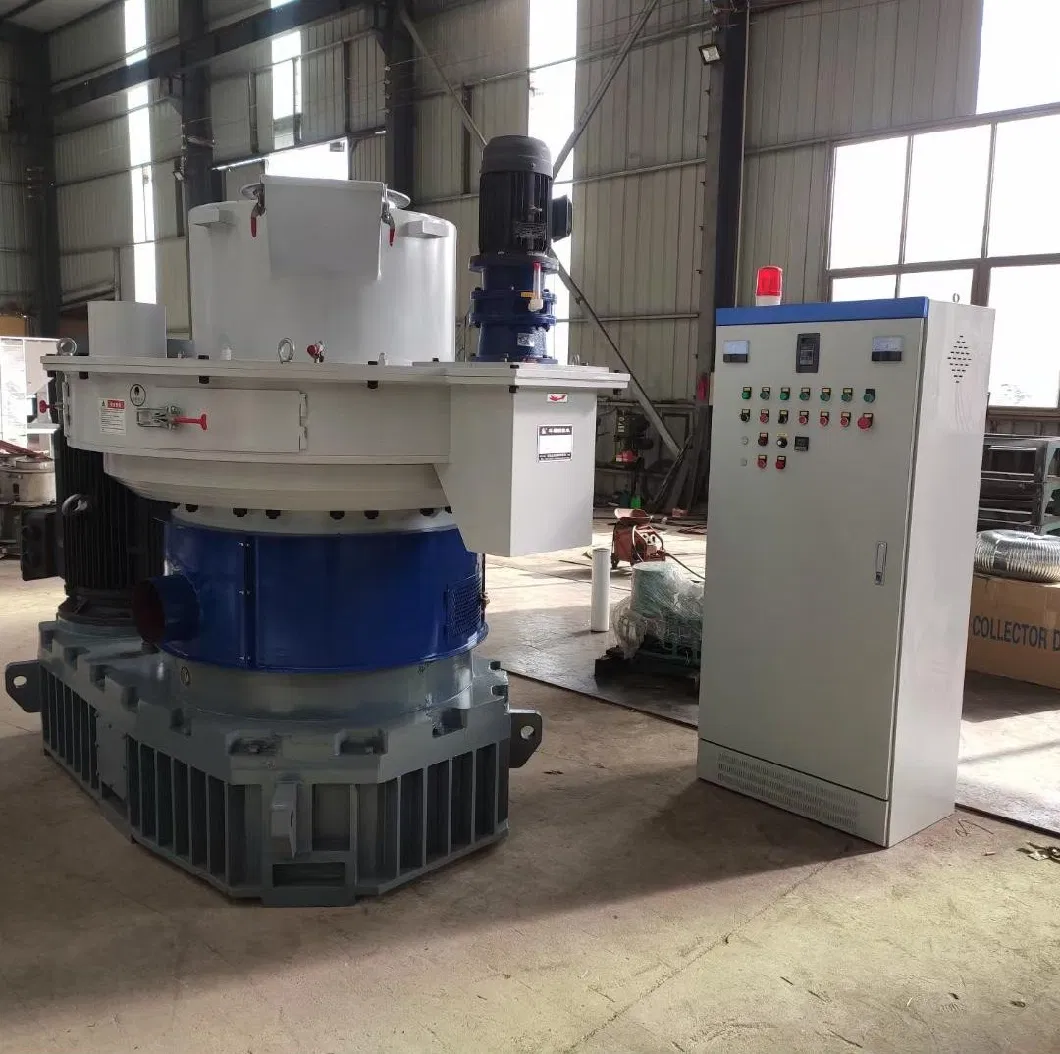 Wood Pellet Making Machine Line New Condition Press Flat Die Wood Pellet