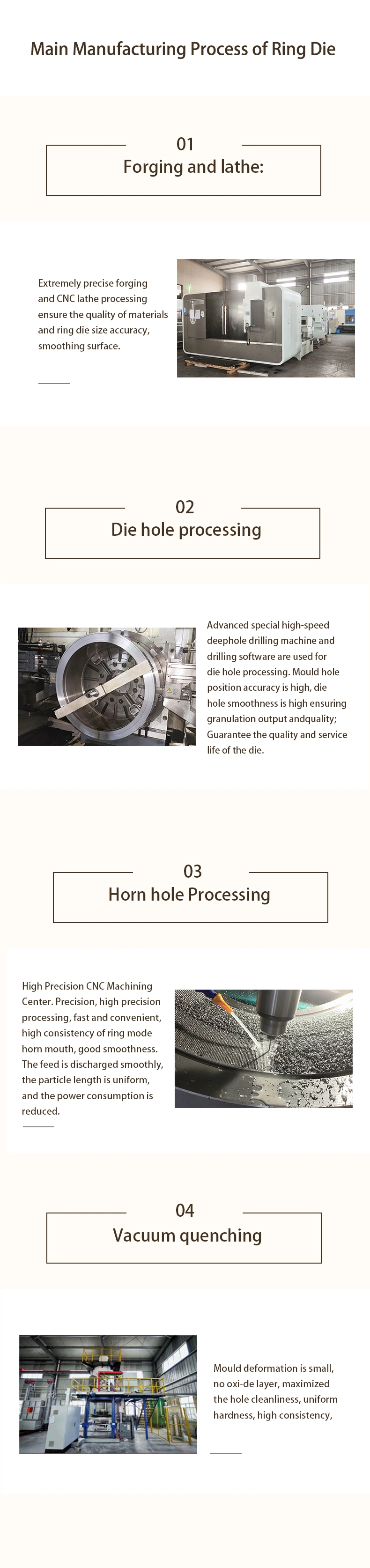 Ruminant Feed Production Line Spare Parts Ring Die for Agricultural Applications