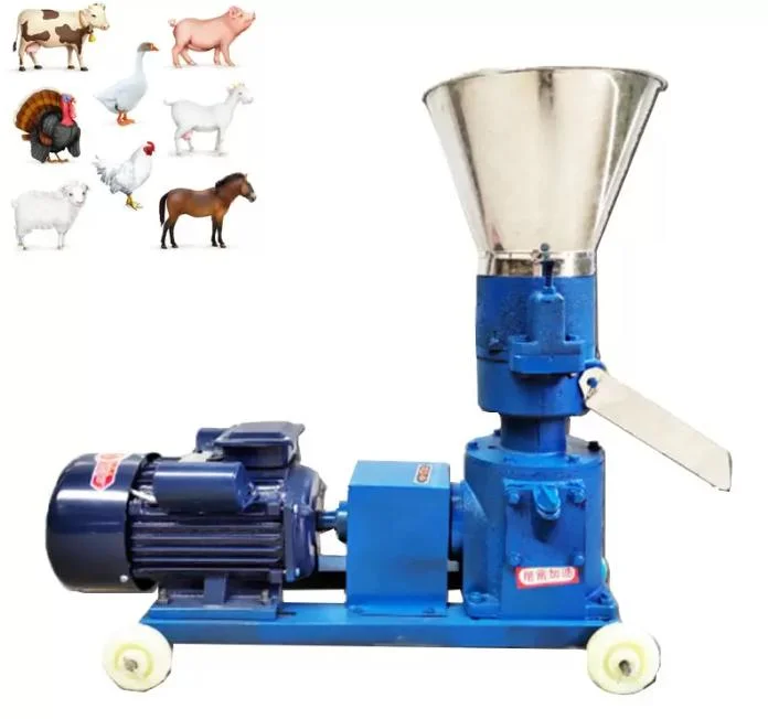 Animal Fish Pig Grass Chopper Feed Processing Machines Wood Pellet Mill for Hot Selling