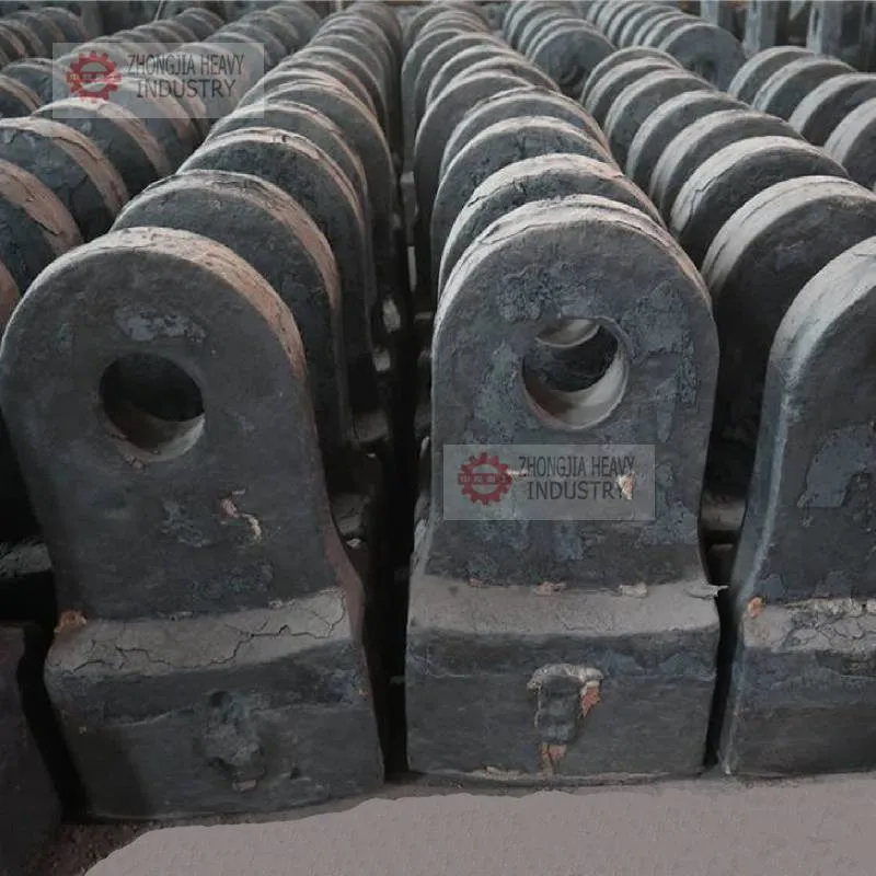 Stone Wear Parts High Manganese Steel Hammer Head OEM Spare Part Hammer Crusher Beater