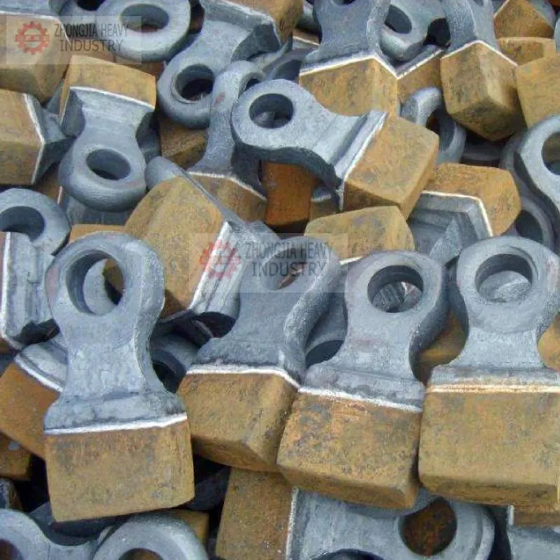Stone Wear Parts High Manganese Steel Hammer Head OEM Spare Part Hammer Crusher Beater