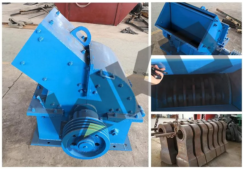 Gold Mining Hammer Crusher Diesel Small Stone Hammer Mill with Output 5-10mm