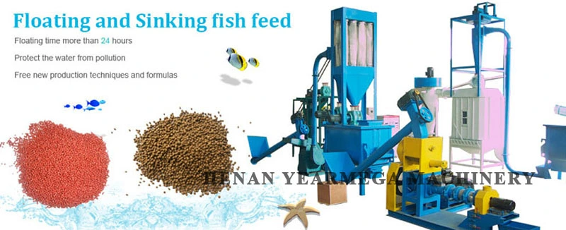 Automatic Floating Fish Feed Pellet Machine for Fish Farming