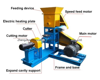 Animale pollame cane animale gatto cibo Pesce Feed Pellet fare Macchina per la lavorazione di pellet