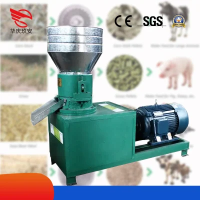 Macchina per pellet essenziale per la fornitura di allevamento nuovo pellet per stampi piatti Macchina di alimentazione macchina per pellet di paglia agricola