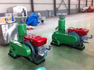 300kg/H Diesel Wood Pellet Mill 32HP biomassa combustibile segatura Pellet Produzione macchina pellettizzatore di legno in vendita