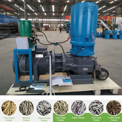 1 Ton ring Die Rice Straw Wood Pellet Machine /Small Segatura di biomassa di grandi dimensioni legno laminatoio di pellet di legno / Feed produzione di pellet di legno Linea di produzione macchina 500 Kg,2,3,4,5 tonnellate