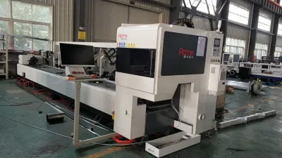 China Top a alimentazione automatica rettangolatura rotonda tubo quadrato in acciaio al carbonio Macchina per il taglio laser di tubi in acciaio inox