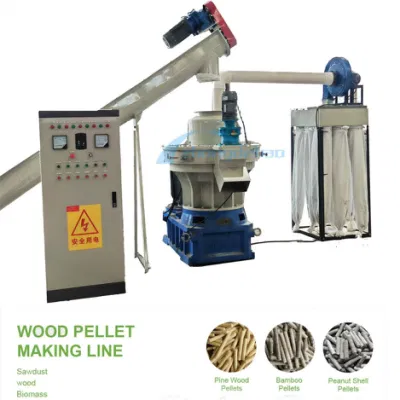 1 Ton ring Die Rice Straw Wood Pellet Machine /Small Segatura di biomassa di grandi dimensioni legno laminatoio di pellet di legno / Feed produzione di pellet di legno Linea di produzione macchina 500 Kg,2,3,4,5 tonnellate