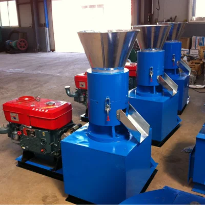 300kg/H Diesel Wood Pellet Mill 32HP biomassa combustibile segatura Pellet Produzione macchina pellettizzatore di legno in vendita