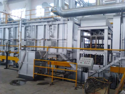 Forno di riscaldamento a rulli per cilindri a gas