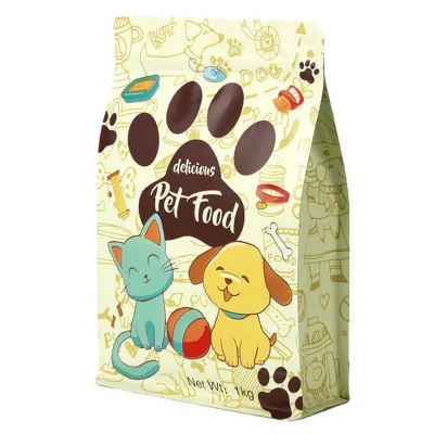 Confezione in plastica riciclabile all&prime;ingrosso fornitore di trasporto custodia a fondo piatto Sacchetto Eco friendly snack PET Food Dog Food Packaging
