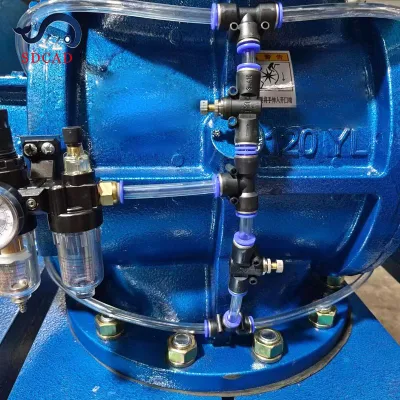 Sdcad con sistema di trasporto pneumatico con tramoggia da 40 tonnellate