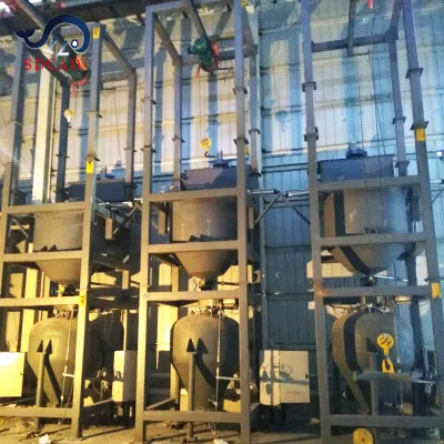 Sdcad con sistema di trasporto pneumatico con tramoggia da 40 tonnellate
