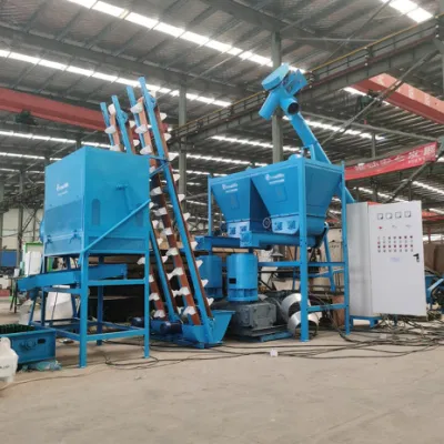 1 Ton ring Die Rice Straw Wood Pellet Machine /Small Segatura di biomassa di grandi dimensioni legno laminatoio di pellet di legno / Feed produzione di pellet di legno Linea di produzione macchina 500 Kg,2,3,4,5 tonnellate