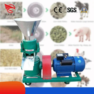 Macchina per pellet essenziale per la fornitura di allevamento nuovo pellet per stampi piatti Macchina di alimentazione macchina per pellet di paglia agricola