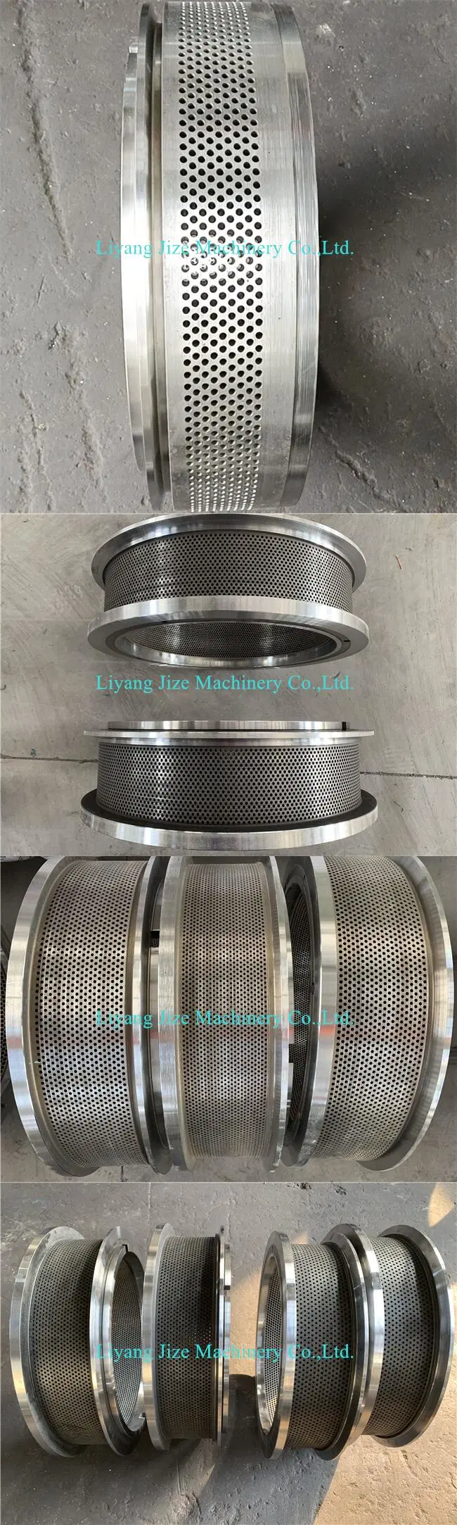 Ss Factory Supply Long Life Pellet Dies Animal Feed Pellet Mill Ring Die Ring Mould for Feed Manufacturing Plant