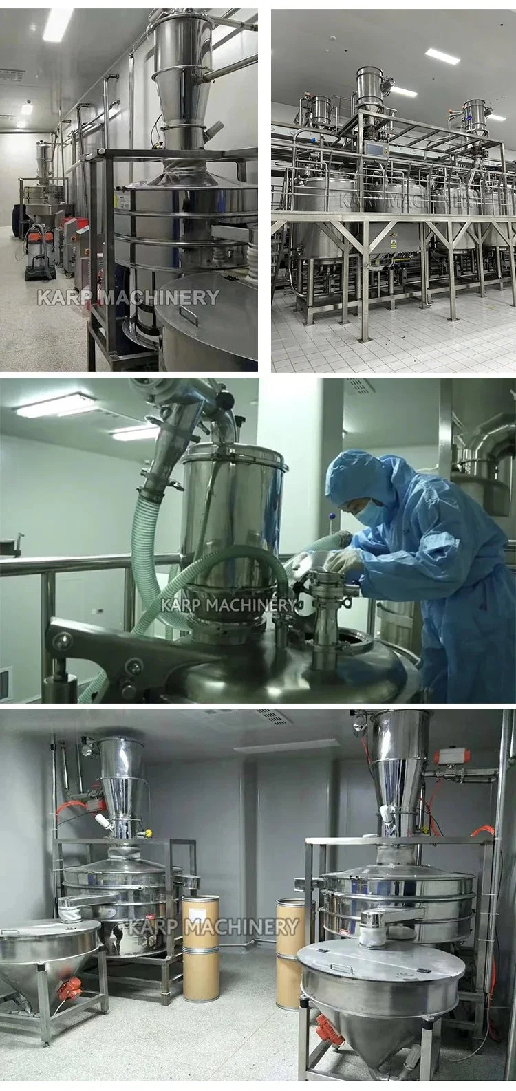 High Quality Buckwheat Flour Pneumatic Transport Machine Vacuum Conveyor System for Powder