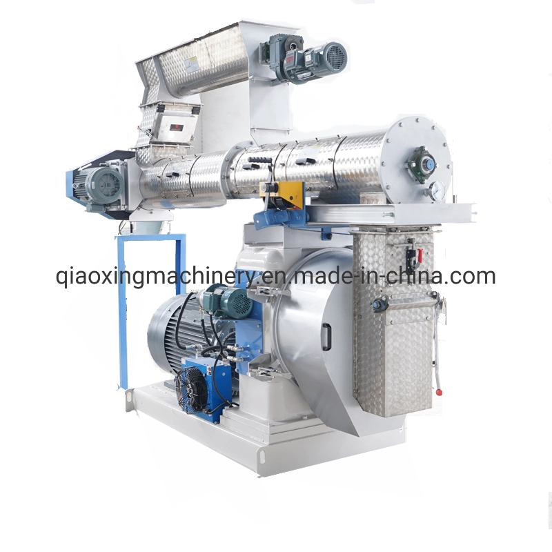 Cattle Chicken Poultry Swine Pig Pork Cow Beef Livestock Feedstuff Making Ring Die Pellet Machine Feed Processing Machine for Sale