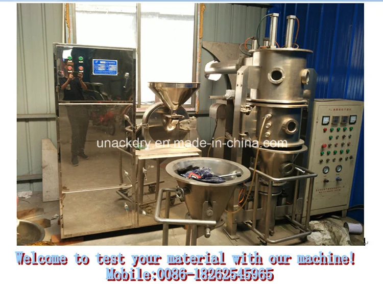 Fluid Bed Granulating Machine/ Pelletizer/ Pharmaceutical Pellet Mill for Instant Electuary Granule