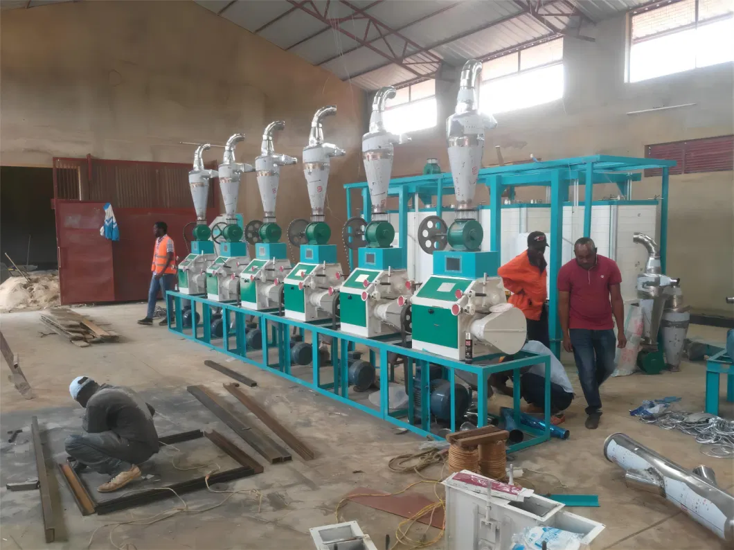 Grain Semolina Posho Flour Mill Grain Corn Mill Grinder Maize Milling Machine