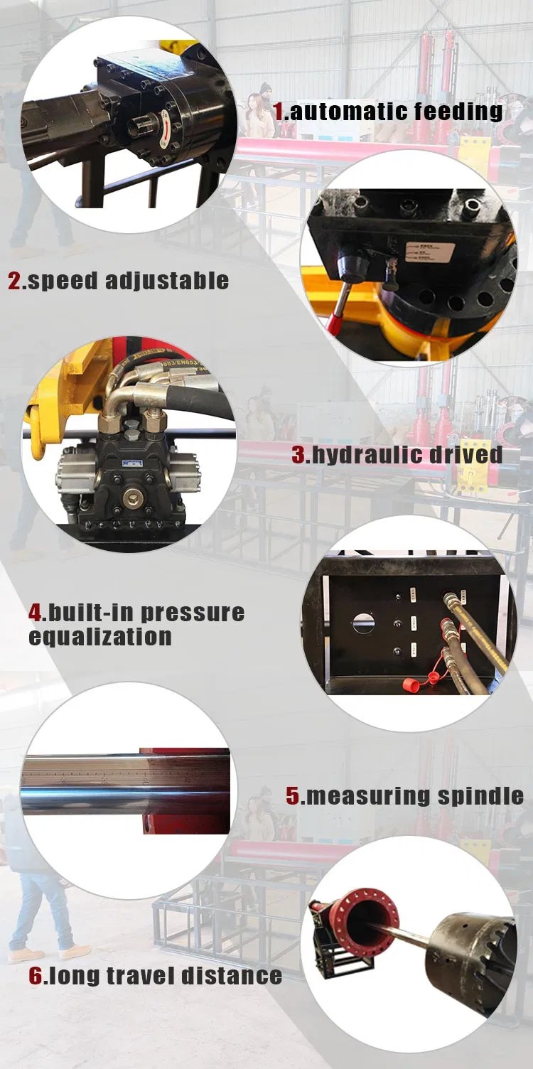 1450psi Automatic Feeding Hydraulic Hot Tapping Machine for Oil and Gas Lines