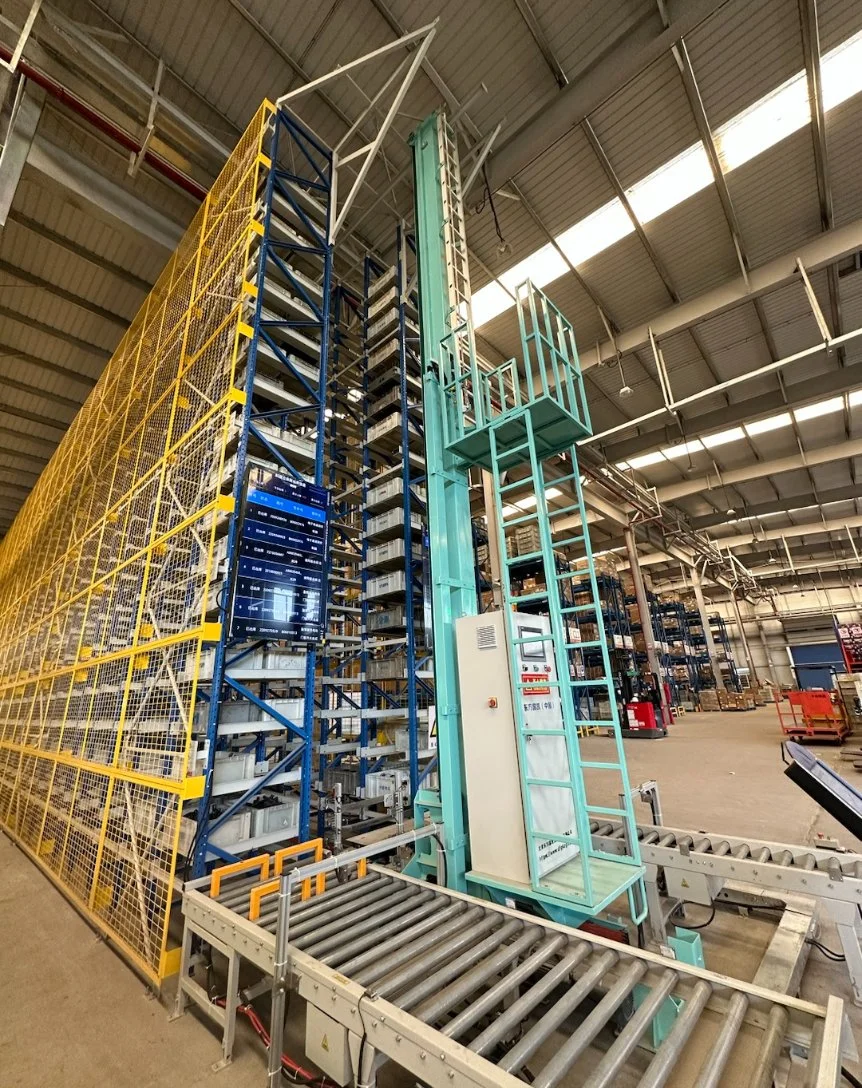 Material Transport Warehouse Rack Stacker Crane Automatic Pallet Warehouse Storage System Asrs Automatic Racking System