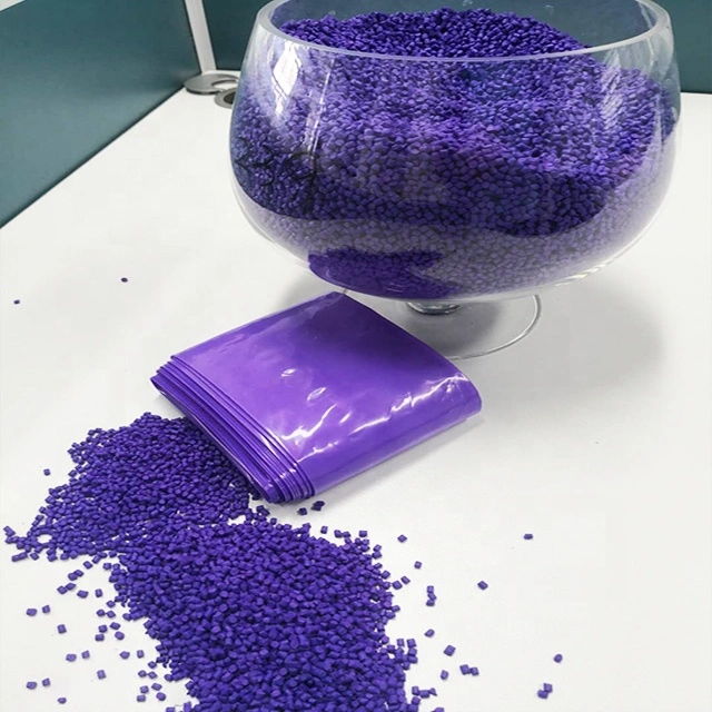 PE PP Plastic Purple Color Masterbatch Pellet for Industry