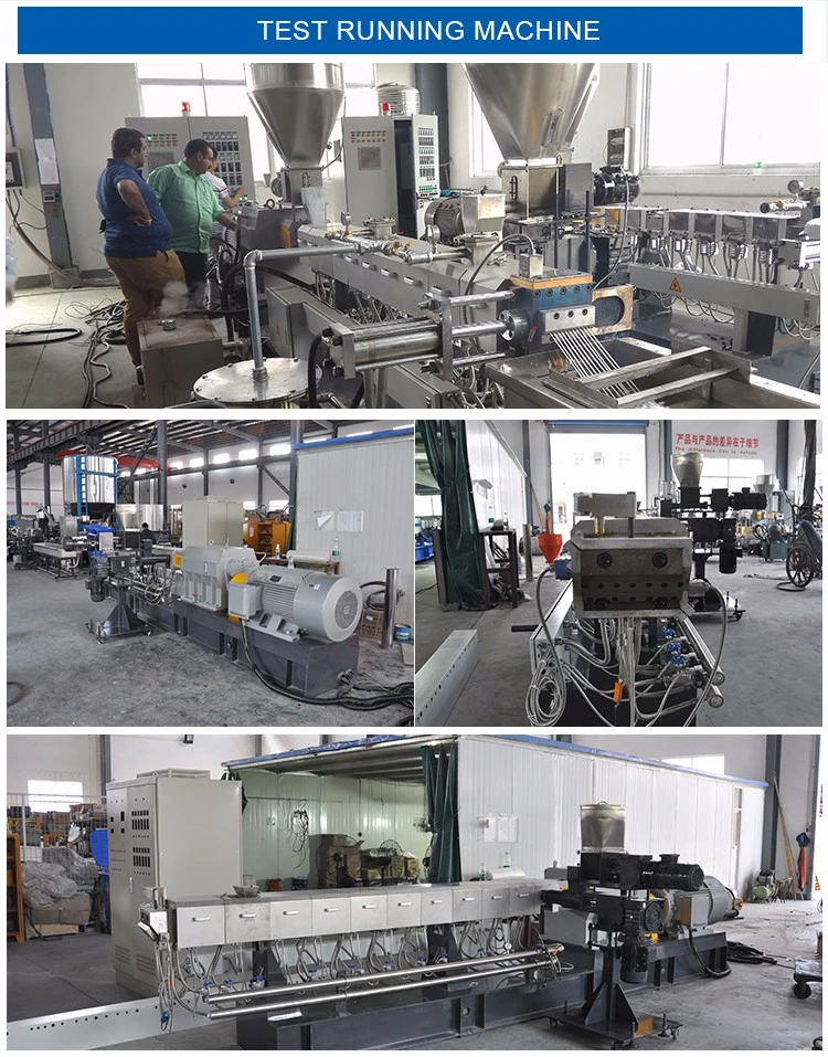 PP/PE+ CaCO3 Filler Masterbatch Water Ring Co-Roating Twin Screw Pellet Machine