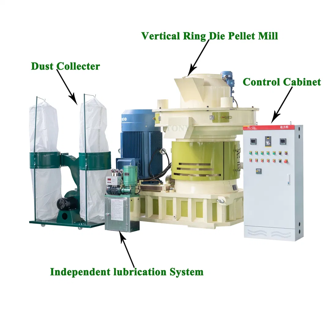 China Professional Manufacturer Ring Die Biomass Pellet Machine Wood Pellet Mill Price