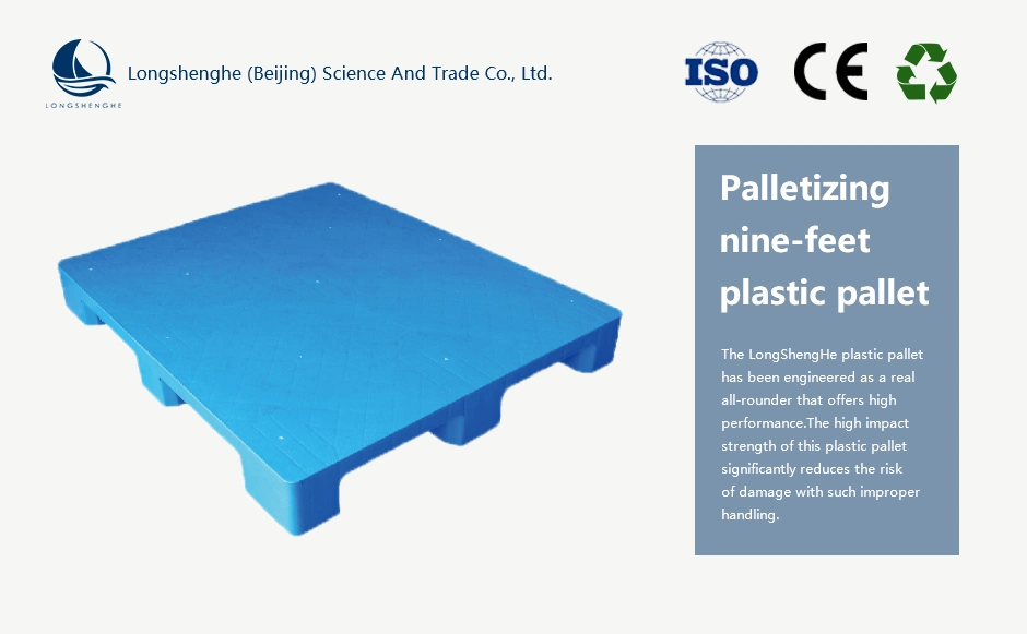 Flat Pallets HDPE Pellet Epal Plastic Pallet Mold for Longshenghe with Non Slip Plastic Pallets